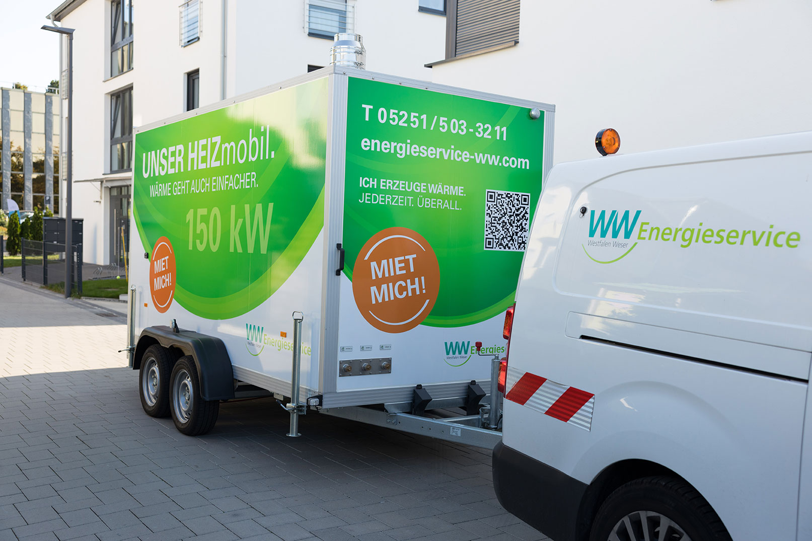 Anhänger in Wohnort Heizmobil Energieservice Westfalen Weser